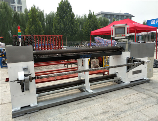 CNC Diamond Mesh Machine automático, 2-5 Ton Hexagonal Wire Mesh Equipment