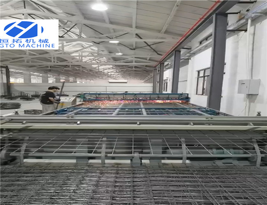 cadena de producción de Mesh Welding Machine With Full del alambre del CNC de 5-12m m
