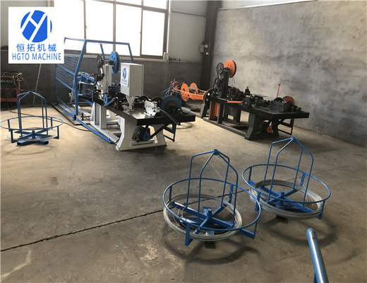 La máquina de la fabricación del alambre de púas de HGTO 3KW, PVC cubrió la cerca Machine del alambre de púas