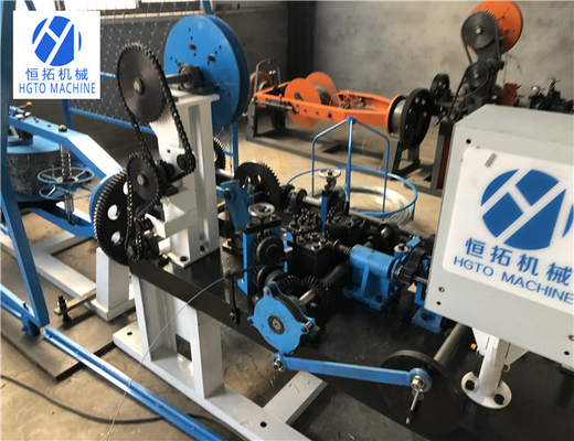 La máquina de la fabricación del alambre de púas de HGTO 3KW, PVC cubrió la cerca Machine del alambre de púas