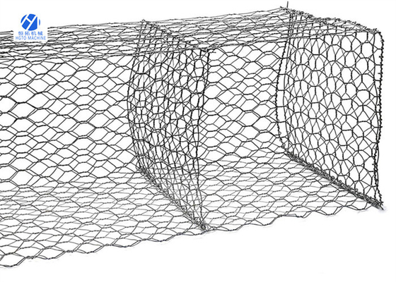 Malla de alambre hexagonal 100x120m m Eco incombustible de la caja de Gabion amistoso