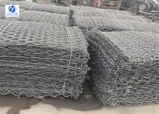 alambre hexagonal Mesh Netting Stone Basket Corrosion de 100m m Multiscene resistente
